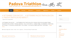 Desktop Screenshot of padovatriathlon.it