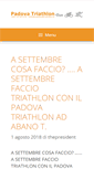 Mobile Screenshot of padovatriathlon.it