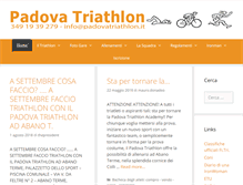 Tablet Screenshot of padovatriathlon.it